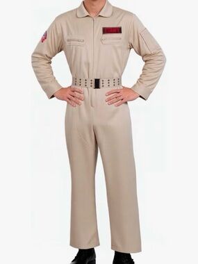 Classic Beige Ghostbuster-Style Kids Costume - Brand